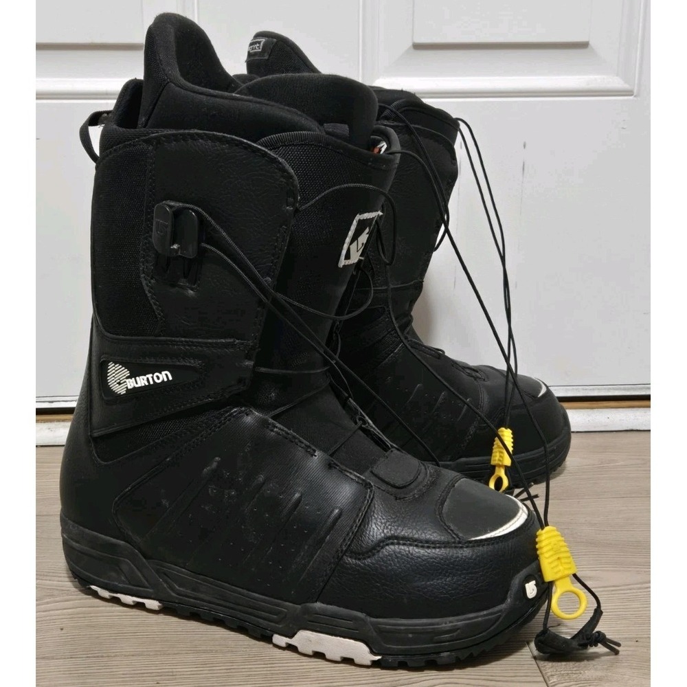 Burton Moto Imprint 1 Snowboard Boots Size Men's US 9 Black / White